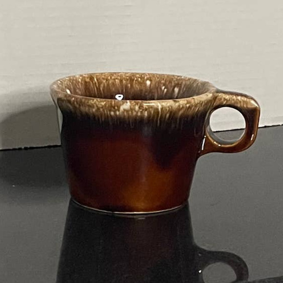 Vintage Hull USA Crestone Oven Proof Brown Drip Ware Stoneware Mug - Picture 11 of 12